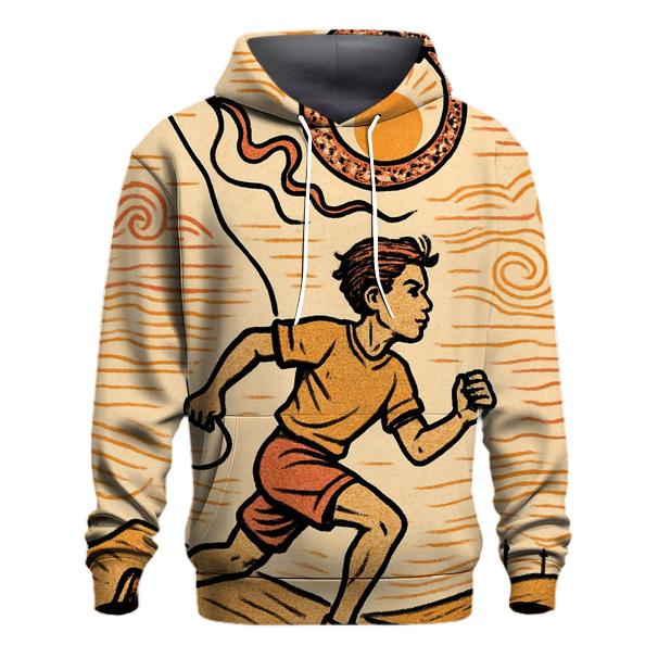 Solar Kite Runner Ouroboros graphic hoodies