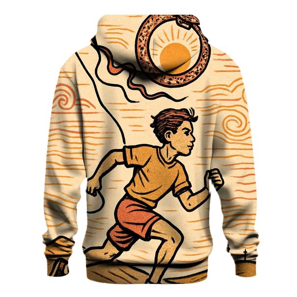 Solar Kite Runner Ouroboros graphic hoodies