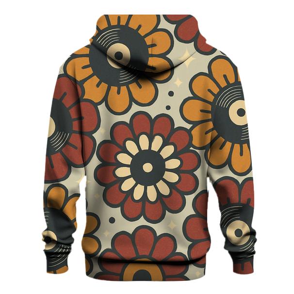 Vinyl Record Blossom Wheels graphic hoodies