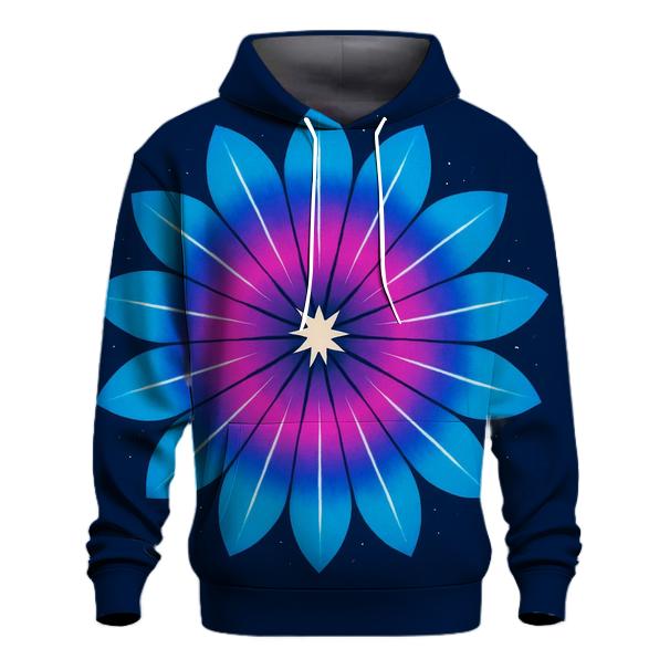 Mandala Pulsar Sunburst Petals premium hoodies