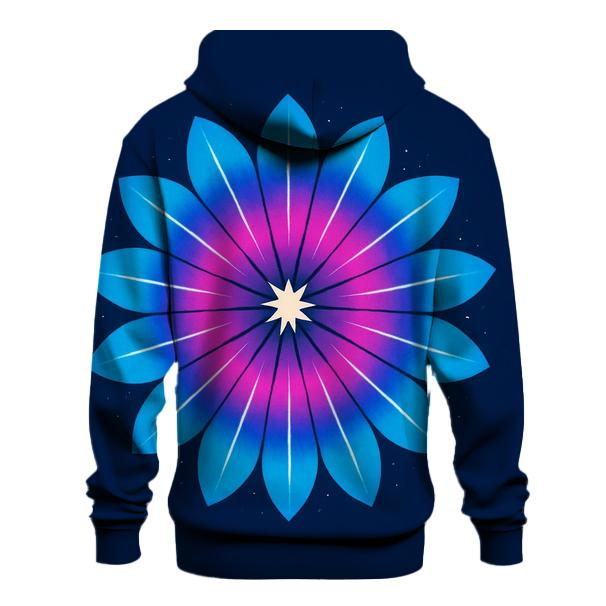 Mandala Pulsar Sunburst Petals premium hoodies