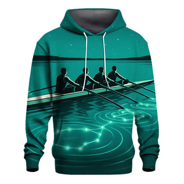 Turquoise Rowing Constellation Stroke hoodie trends