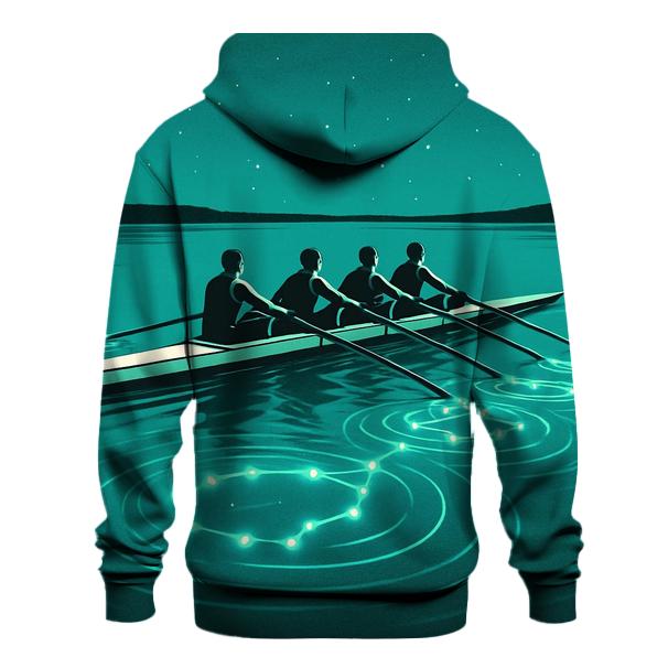 Turquoise Rowing Constellation Stroke hoodie trends