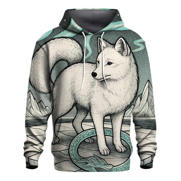 Glacier Mirror Ouroboros custom hoodies