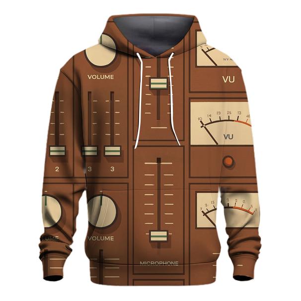 Analog Hi Fi Control Panel pullover hoodies