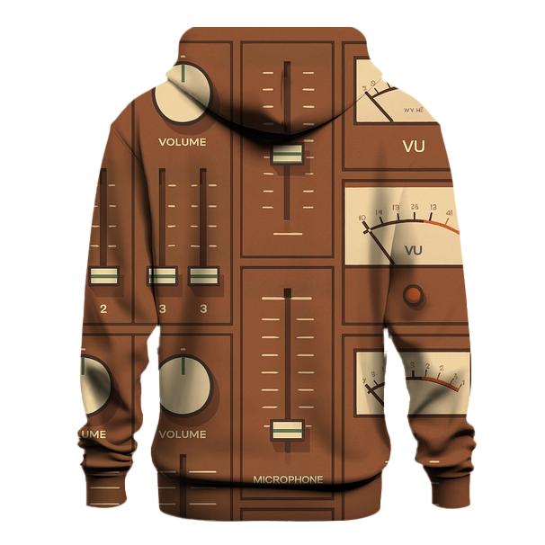 Analog Hi Fi Control Panel pullover hoodies
