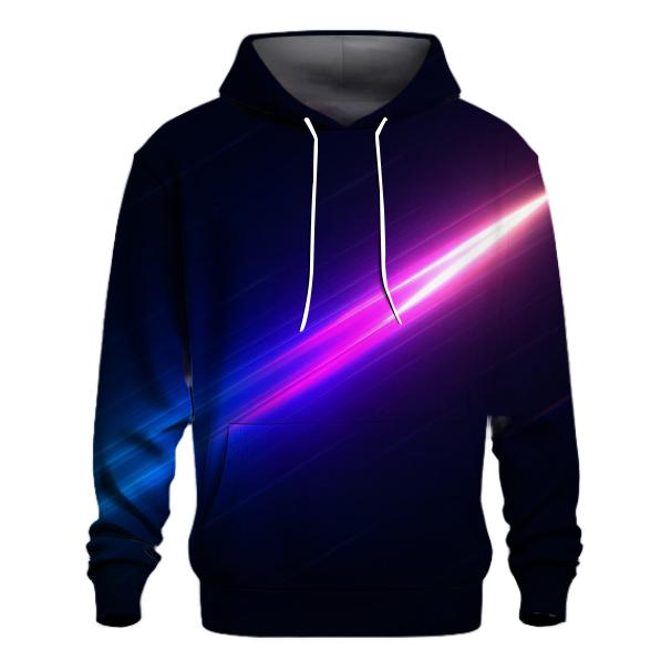 Neon Meteor Trail lightweight hoodies