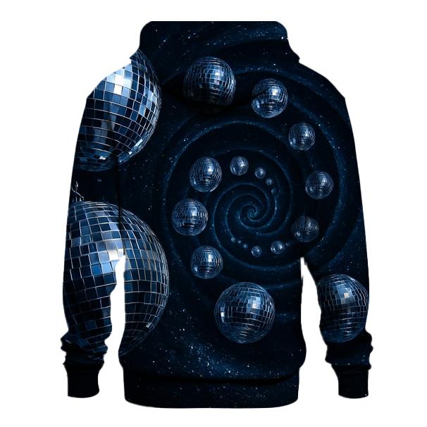 Midnight Disco Orb Spiral designer hoodies