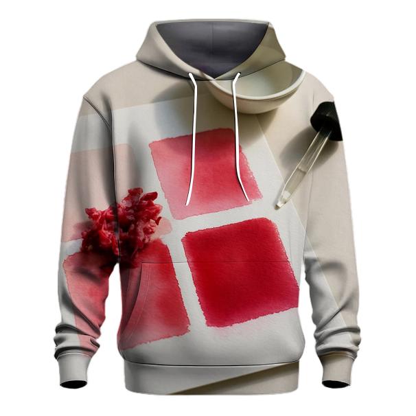 Peony Petal Pigment Test On Watercolor Paper hoodie trends