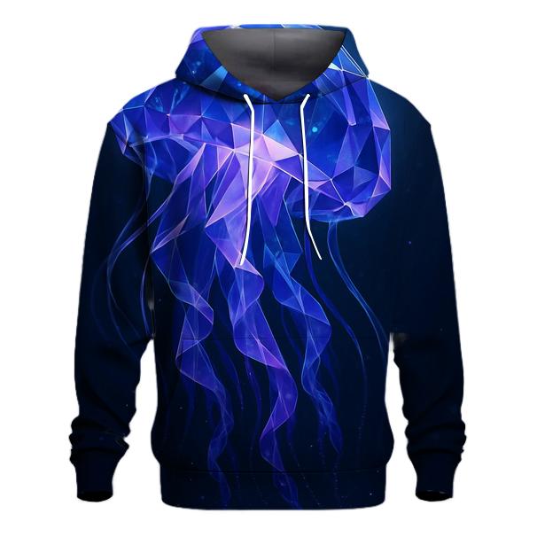 Crystal Jellyfish Deep Sea Bloom custom hoodies