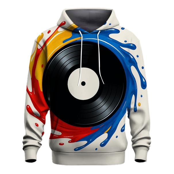 Vinyl Record Splash Ring hoodie designs