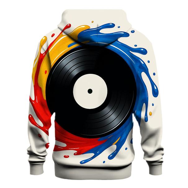 Vinyl Record Splash Ring hoodie designs