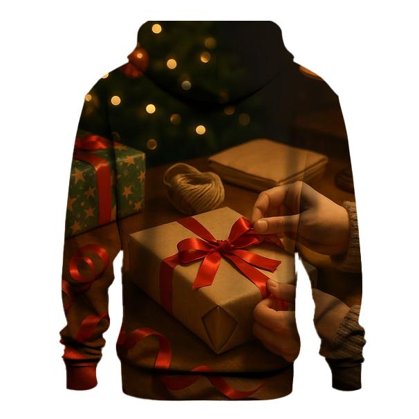 Gift Wrap Table With Ribbon Curl Magic embroidered hoodies