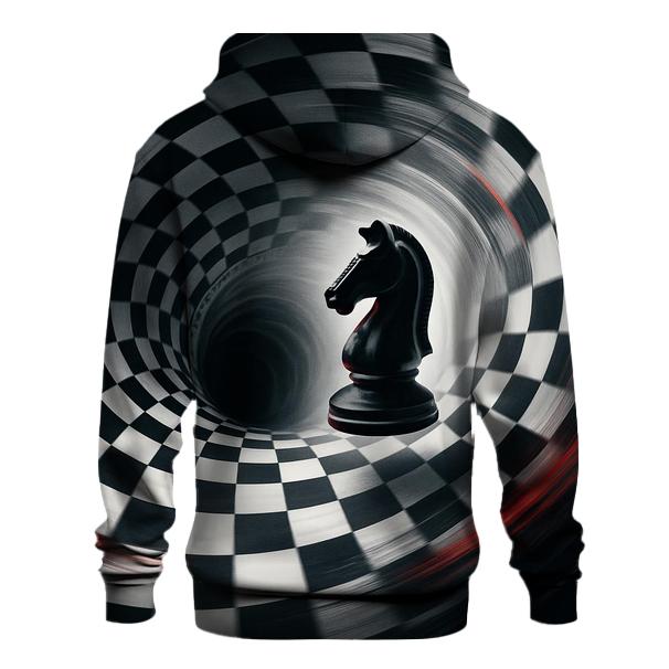 Chessboard Time Warp designer hoodies
