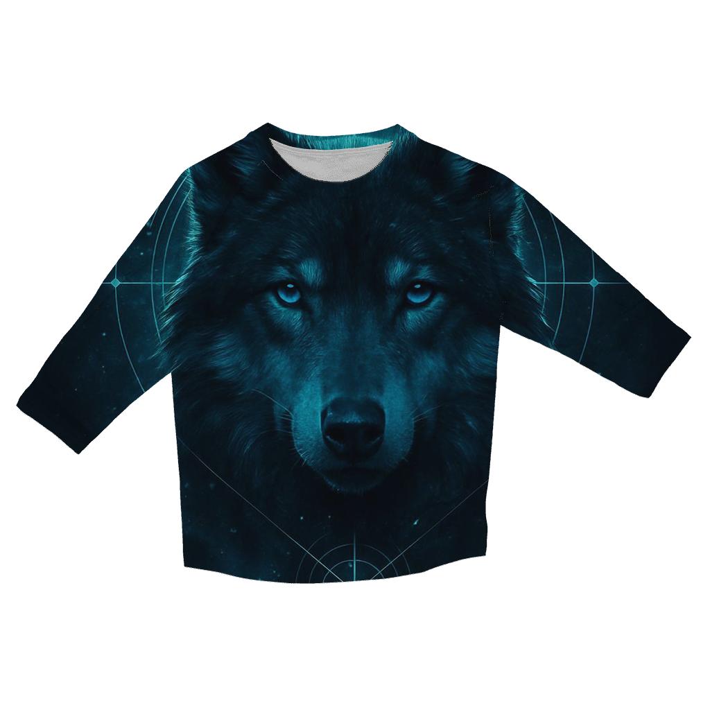 Astral Compass Wolf personalized 3/4 sleeve tees