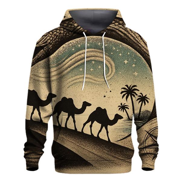 Desert Caravan Ouroboros printed hoodies