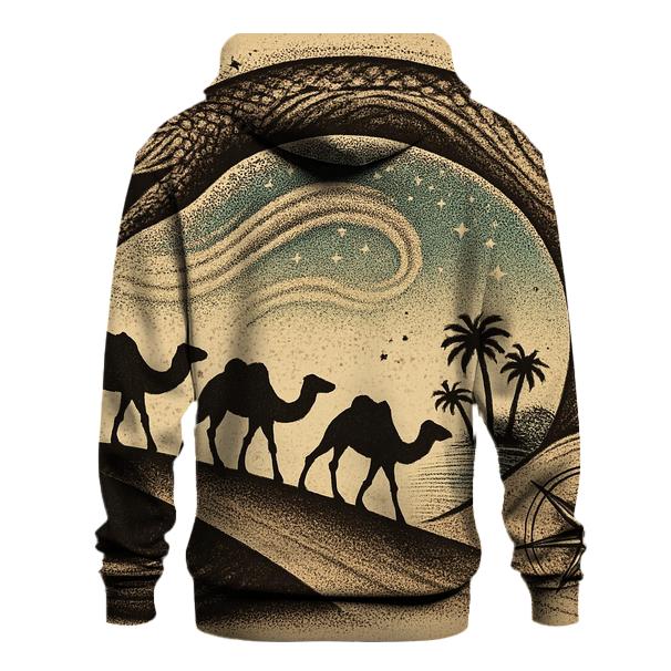 Desert Caravan Ouroboros printed hoodies