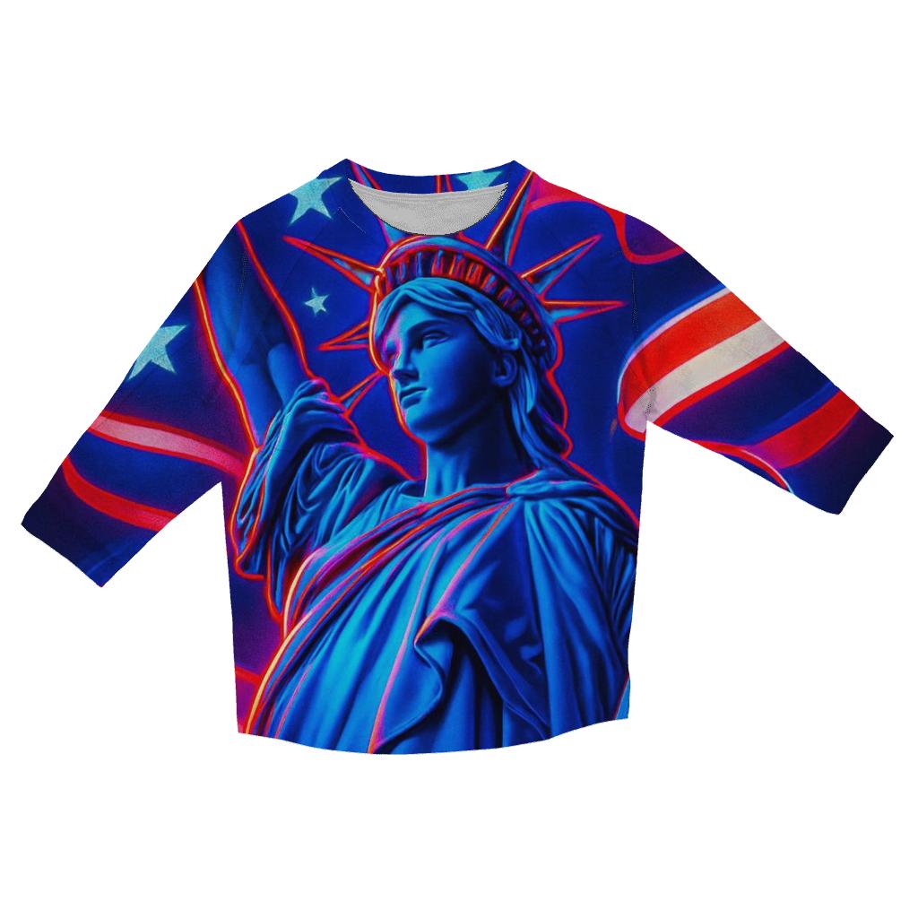 Liberty Neon Mirage stylish quarter sleeve tops