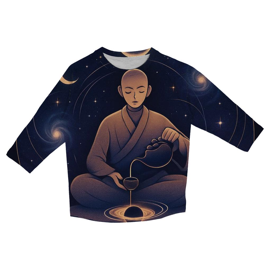 Black Hole Tea Ceremony personalized 3/4 sleeve tees