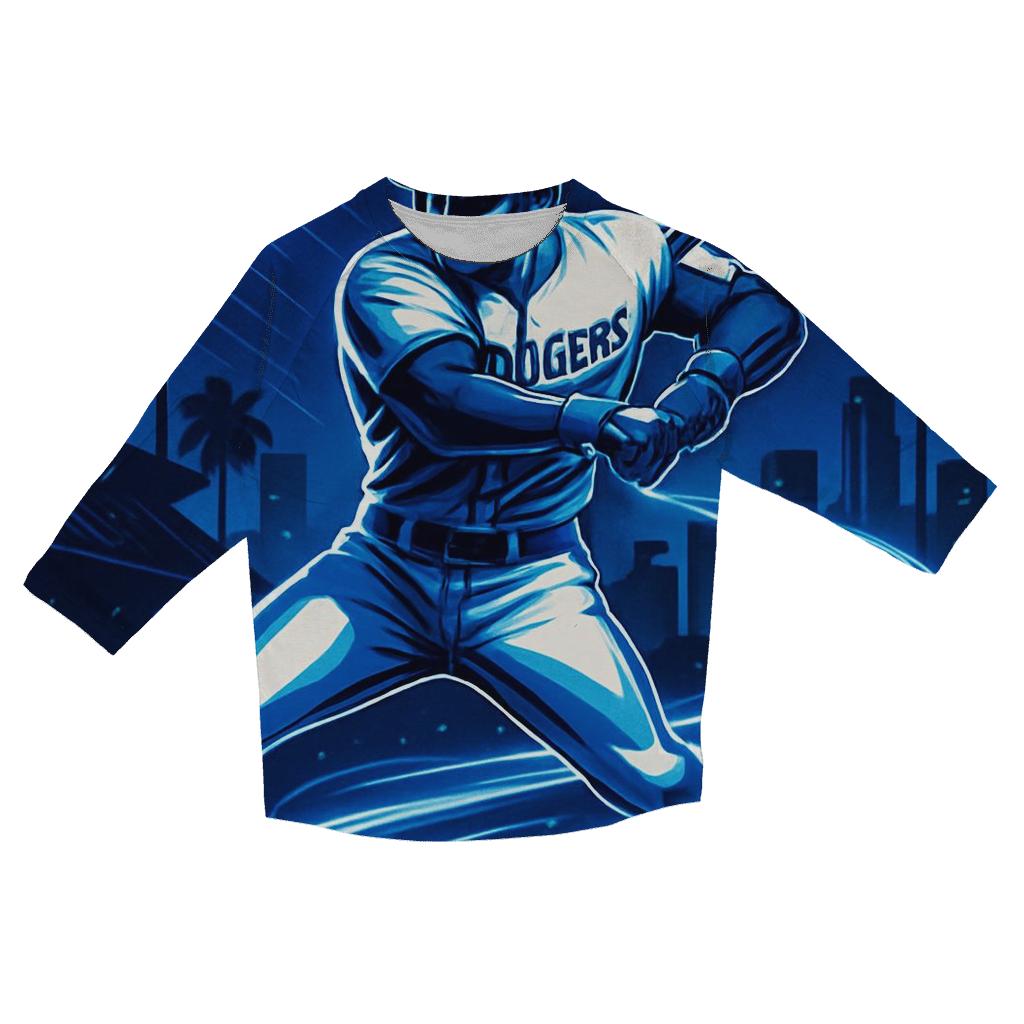 Electric Basepath Afterimage custom 3/4 sleeve shirts