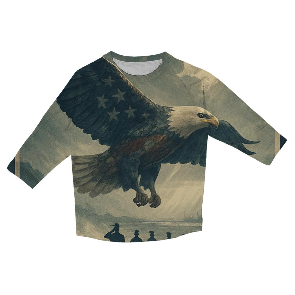 Harbor Of Returning Wings casual three quarter sleeve shirts