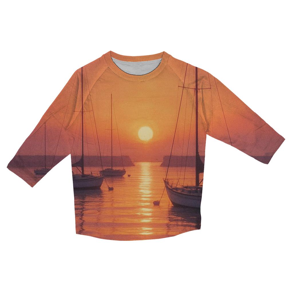 Harbor Of Melted Gold custom 3/4 sleeve shirts