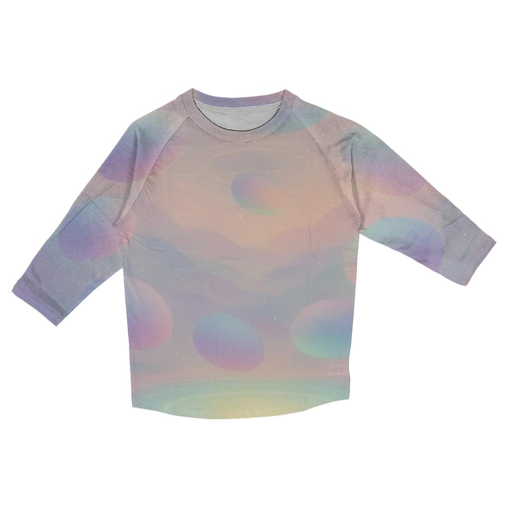 Pastel Gravity Garden cotton quarter sleeve shirts