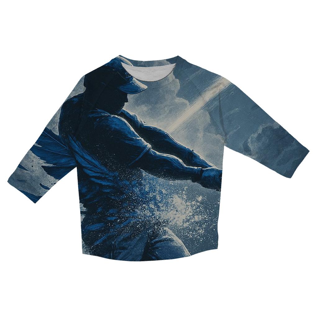 Sky Breaker Swing Blue Jays trendy 3/4 sleeve tops