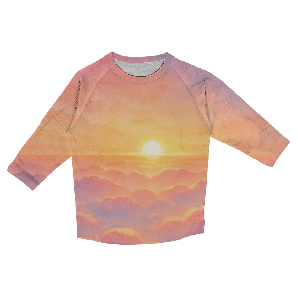 Crown Of The Cloudsea trendy 3/4 sleeve tops