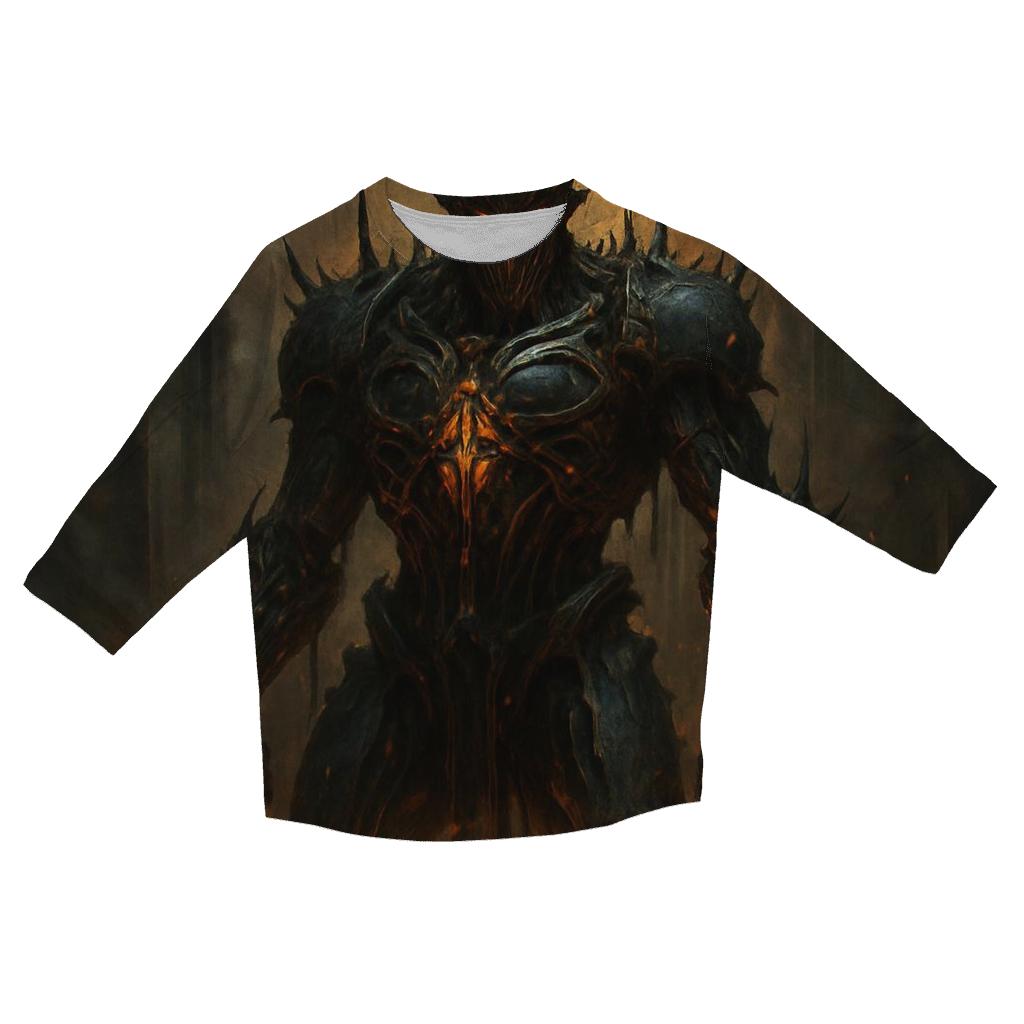 Lava Veins Of The Cathedral Beast casual three quarter sleeve shirts