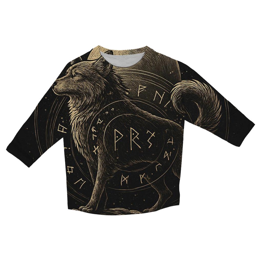 Golden Rune Moonrise personalized 3/4 sleeve tees