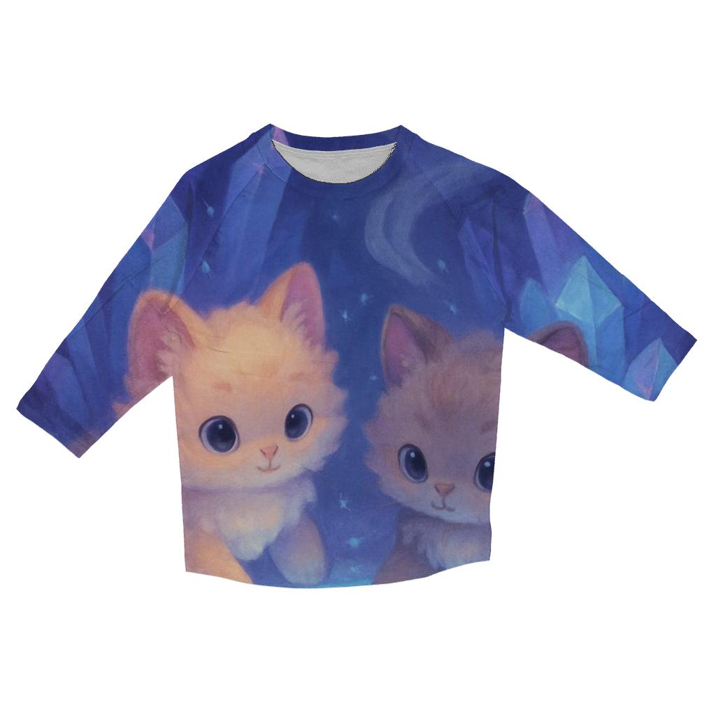 Crystal Cave Purrling Springs stylish quarter sleeve tops