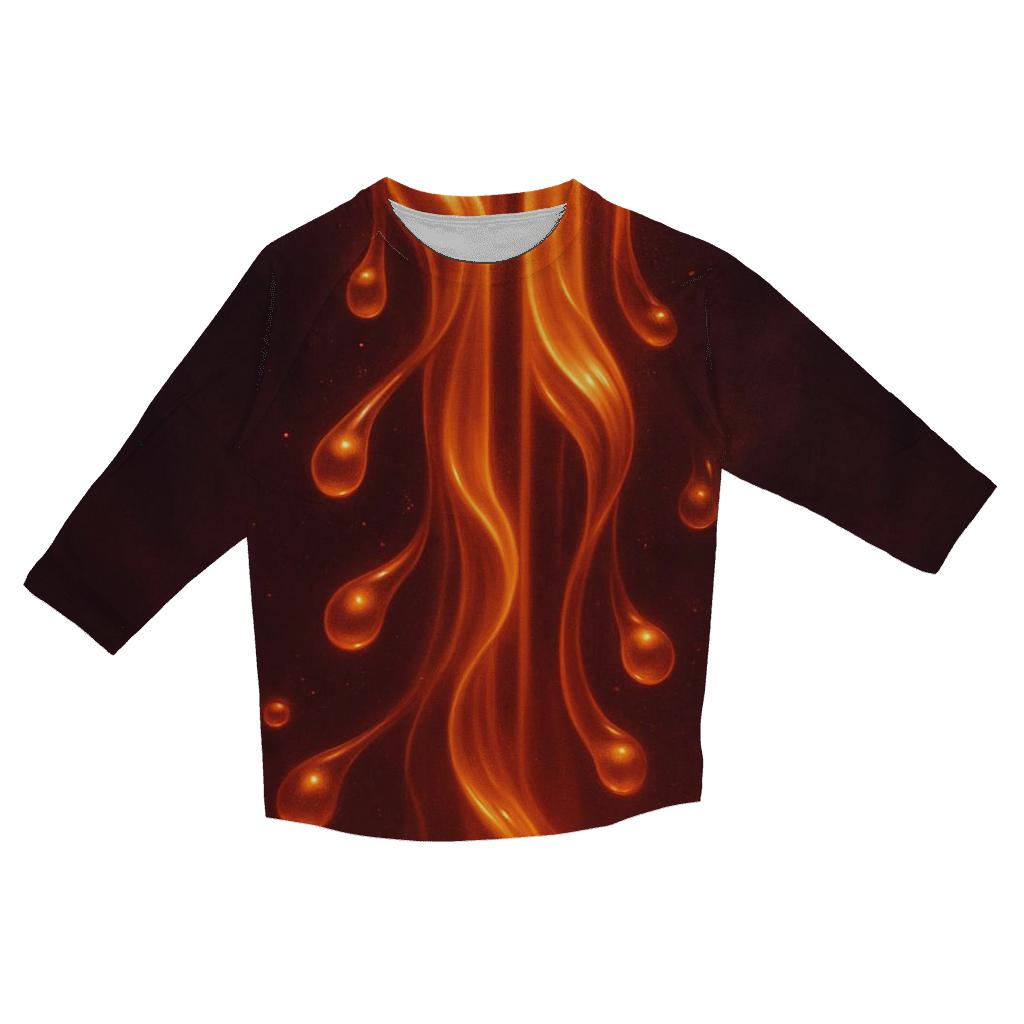Golden Ember Cascade custom 3/4 sleeve shirts