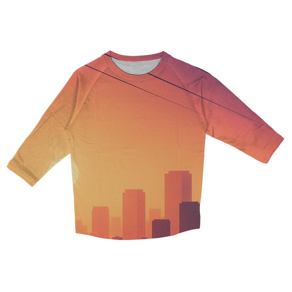 Twilight Tramline Skyline custom 3/4 sleeve shirts