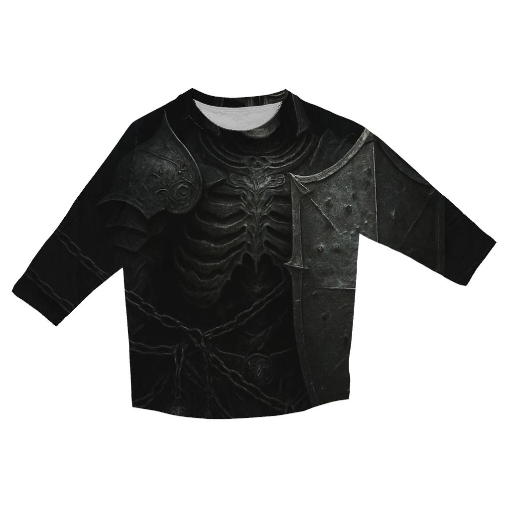 Chained Sentinel Of The Abyss Gate designer 3/4 sleeve blouses