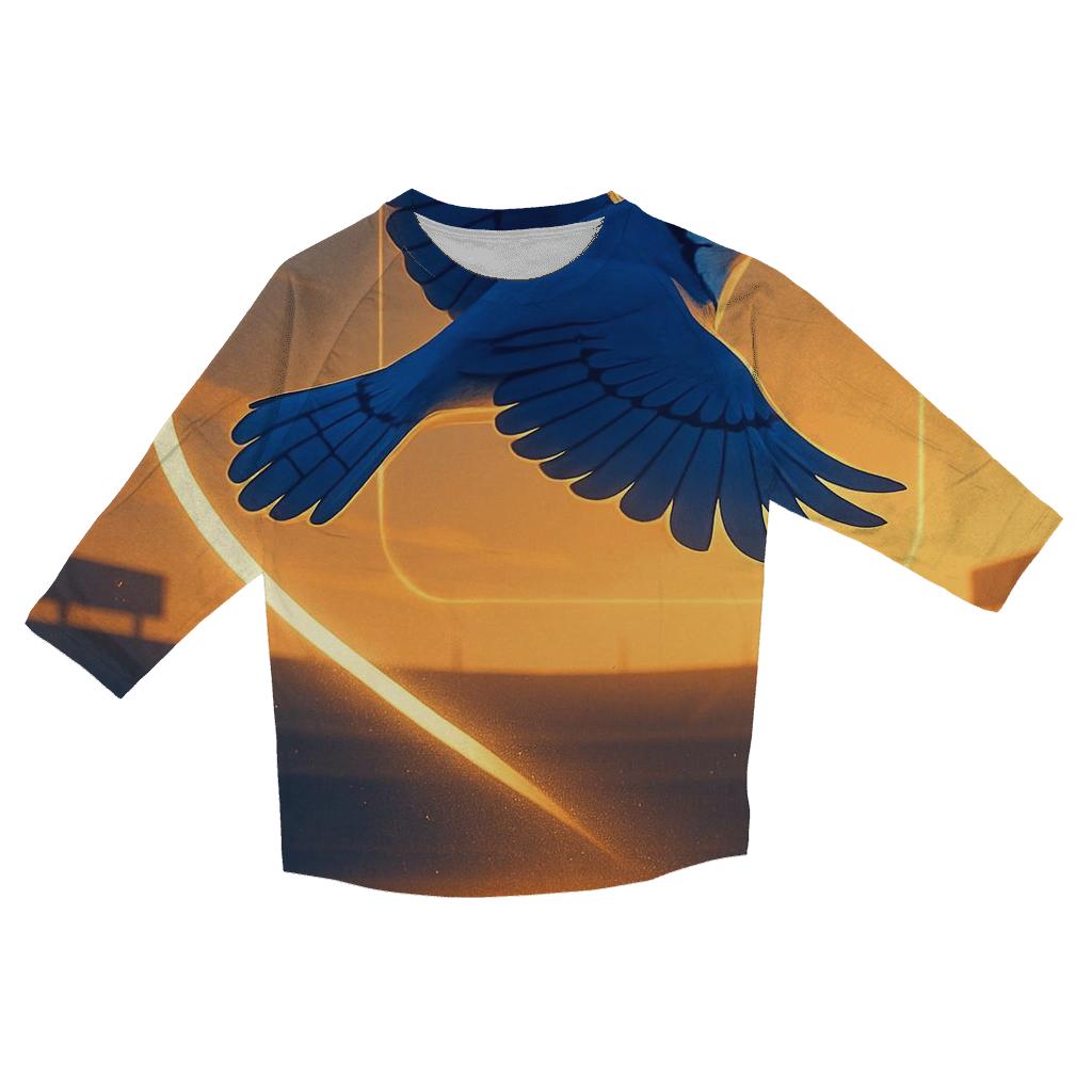 Blue Jays Solar Sunset Homeplate personalized 3/4 sleeve tees