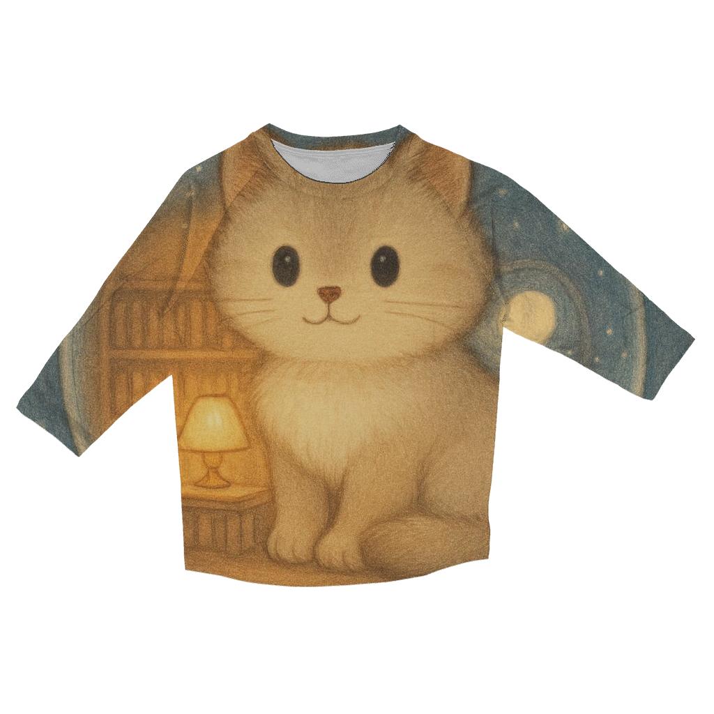Snowglobe Library Kitten Dream stylish quarter sleeve tops