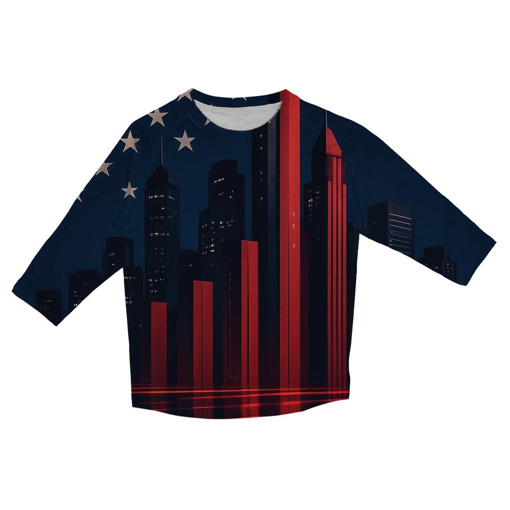 Cityline Flag Fusion personalized 3/4 sleeve tees