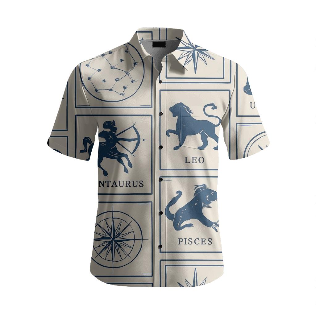 Star Map Toile Panels fashion embroidery shirts