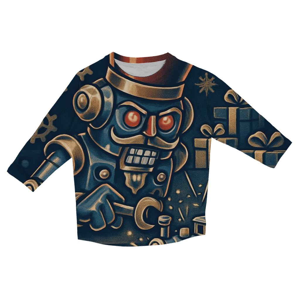 Nutcracker Robot Workshop Sparkstorm trendy 3/4 sleeve tops
