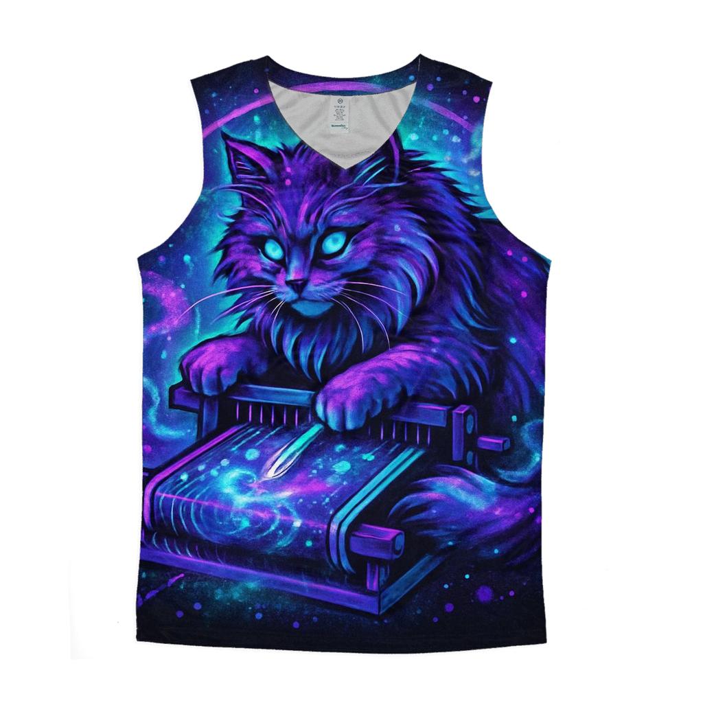 Nebula Threadweaver Cat stylish racerback tanks