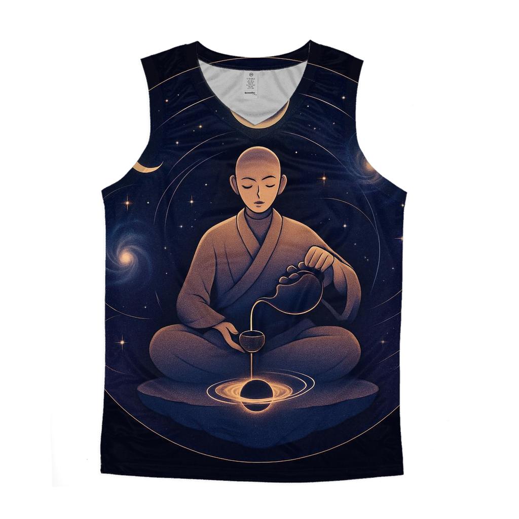 Black Hole Tea Ceremony personalized athletic tanks