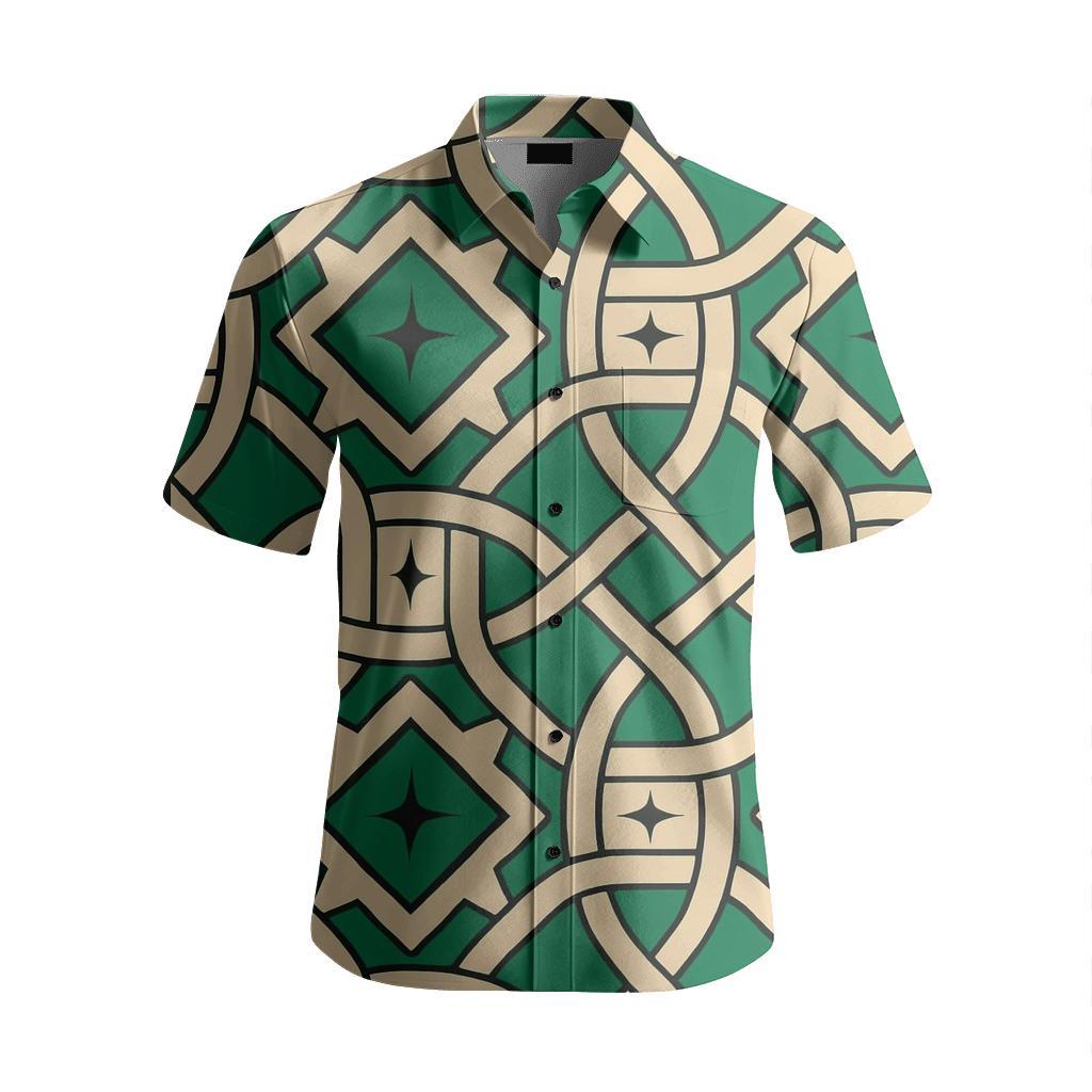Quantum Knot Arabesque Lattice stylish threadwork shirts