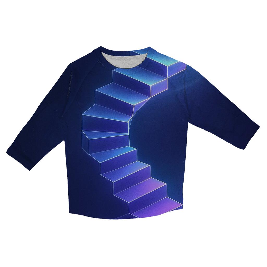 Midnight Prism Stairwell personalized 3/4 sleeve tees