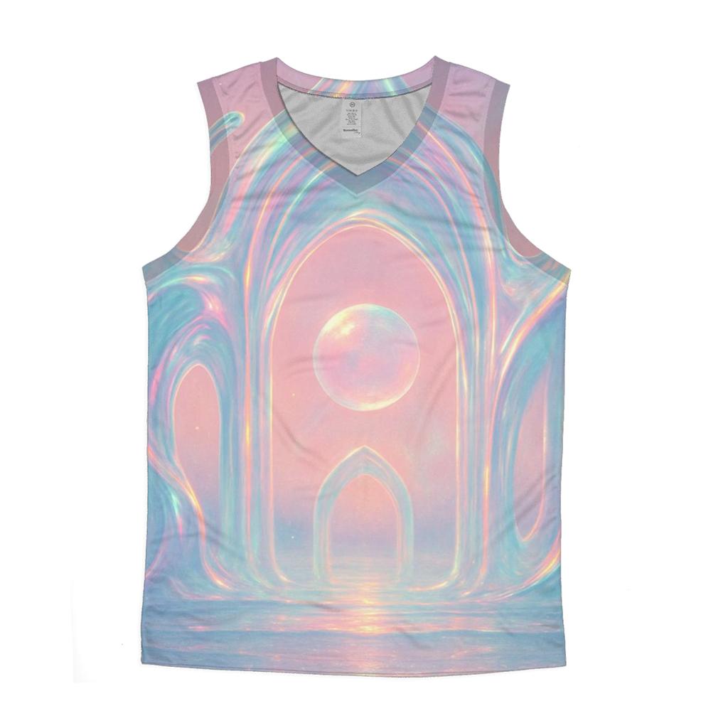 Prismatic Tidal Cathedral sports performance tank tops