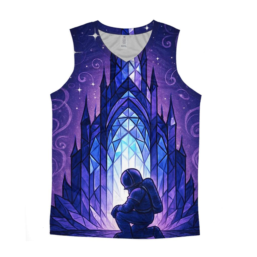 Cathedral Of The Crystal Nebula stylish racerback tanks