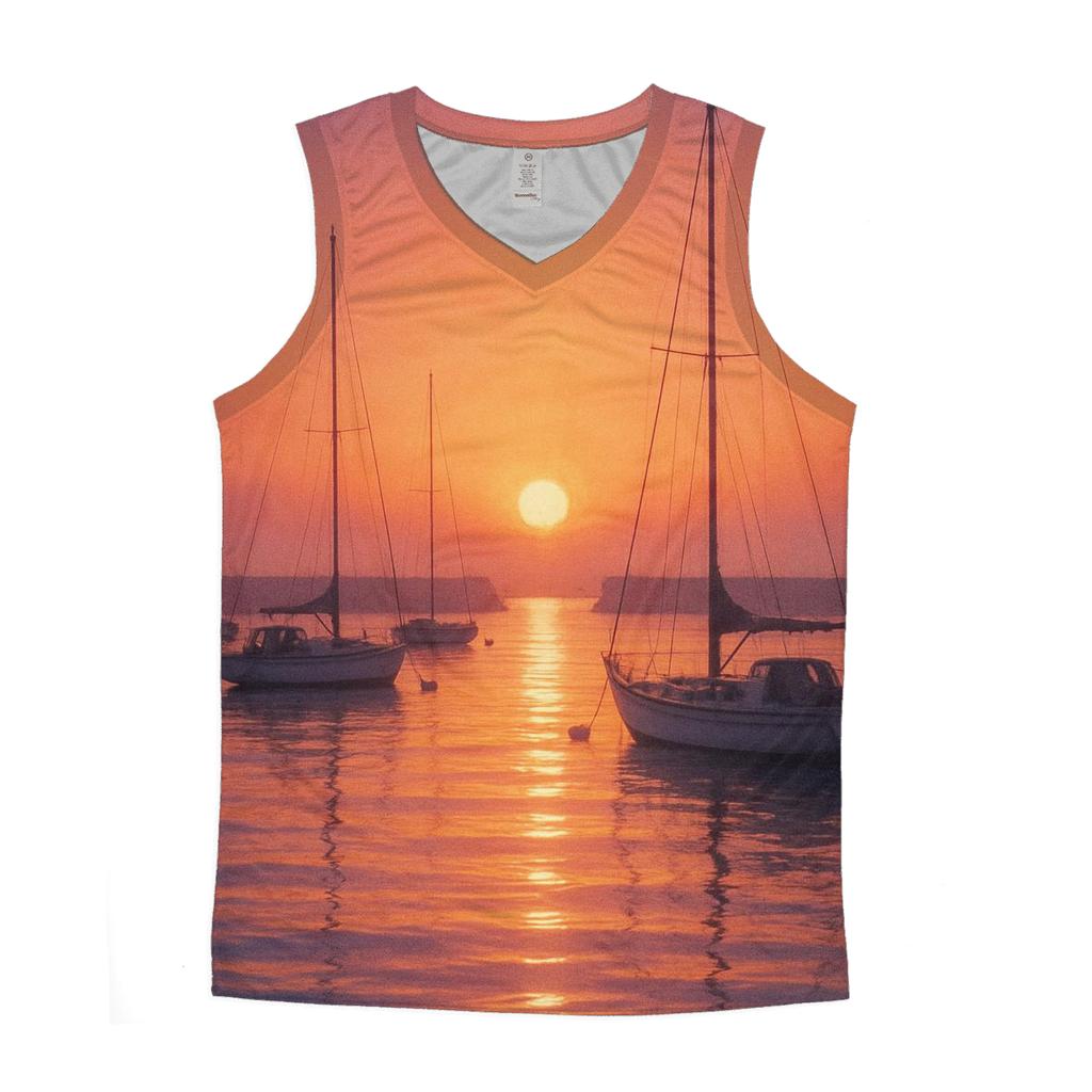 Harbor Of Melted Gold designer workout tanks