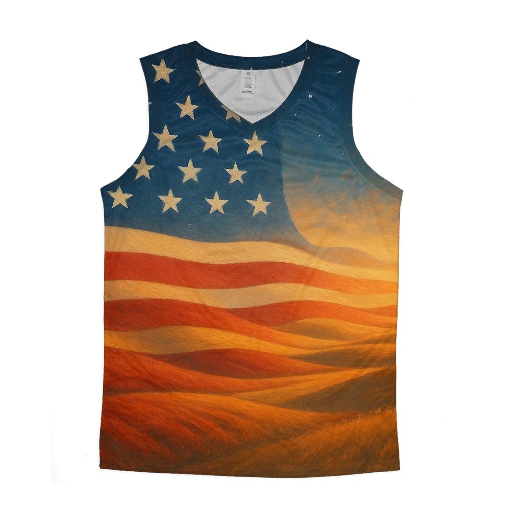 Prairie Flag Horizon Drift trendy fitted tank tops