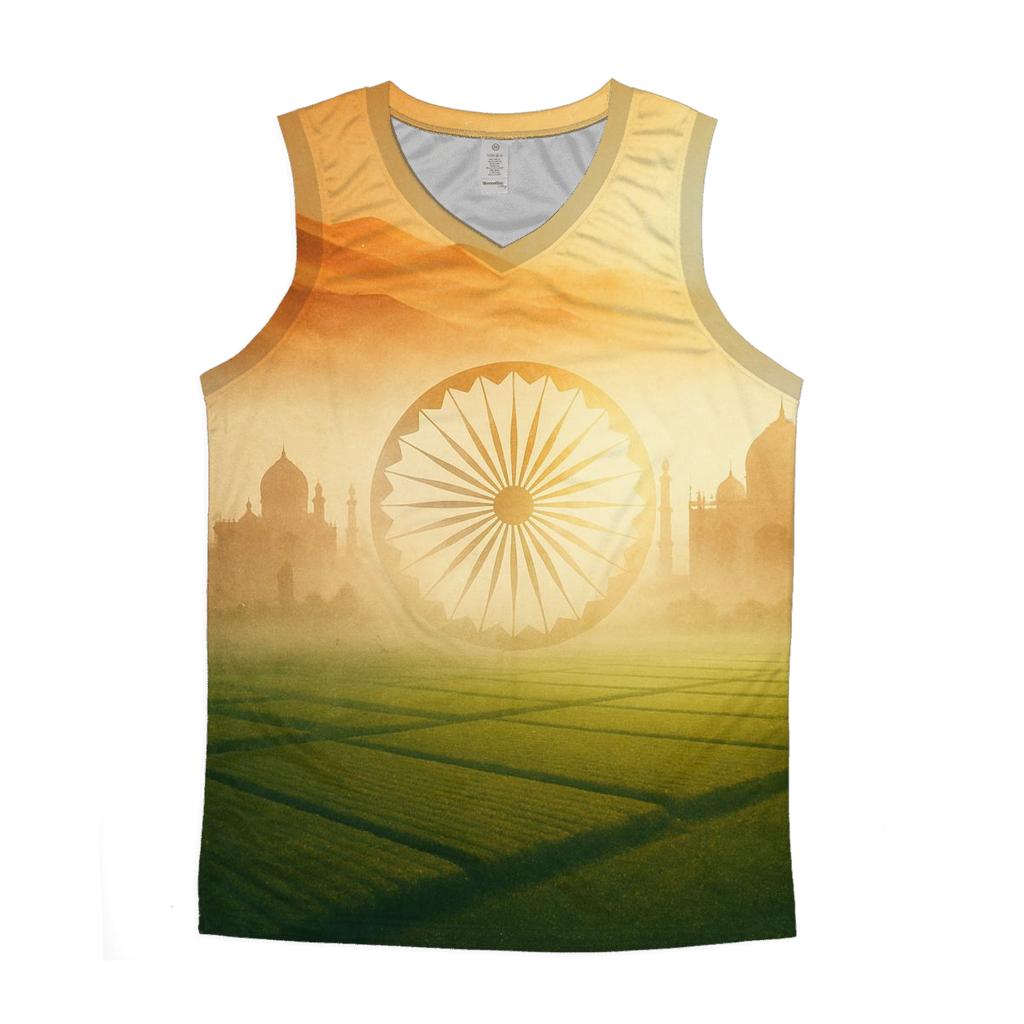 India Desert Mirage Double Exposure stylish racerback tanks