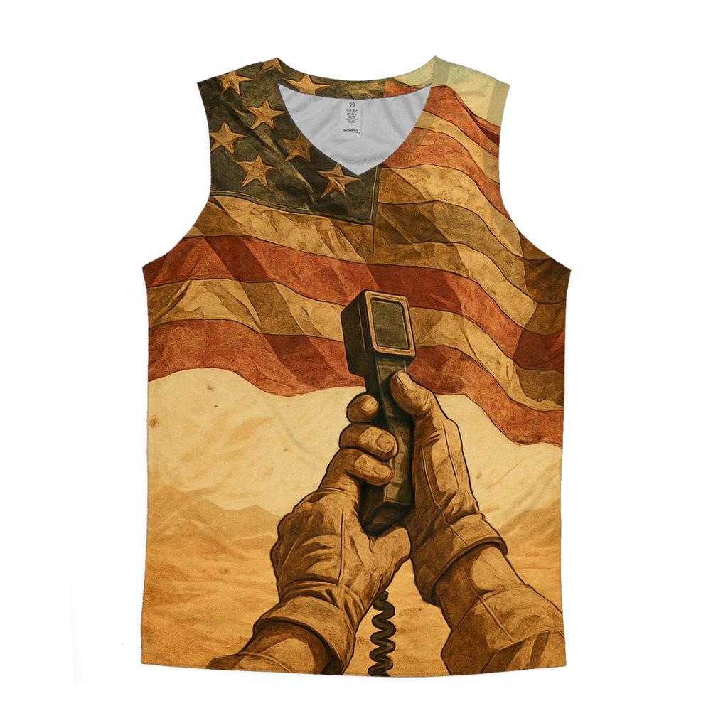 Courage In The Desert Wind stylish racerback tanks